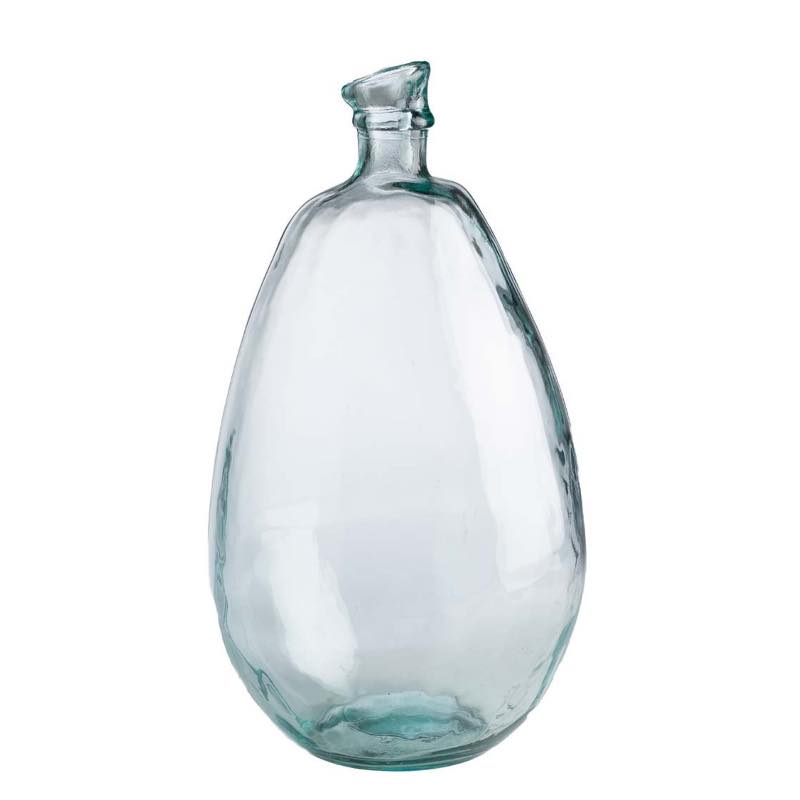 Recycled Tall Glass Balloon Vase, 19